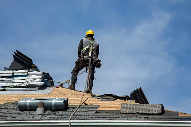 Professional Roofing technician working in Sterling Heights, MI